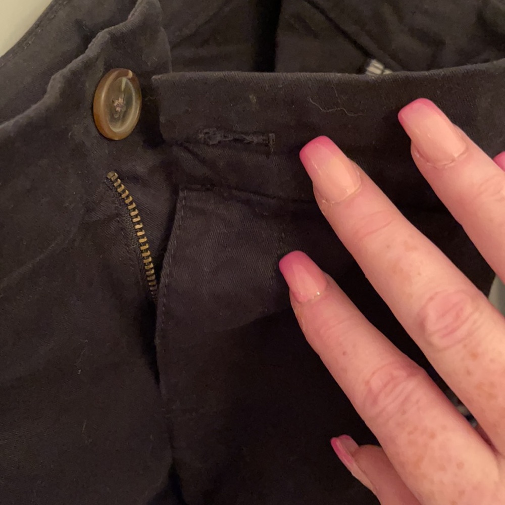 Size 12 Tall Black Old Navy Pants - Picture 2 of 4